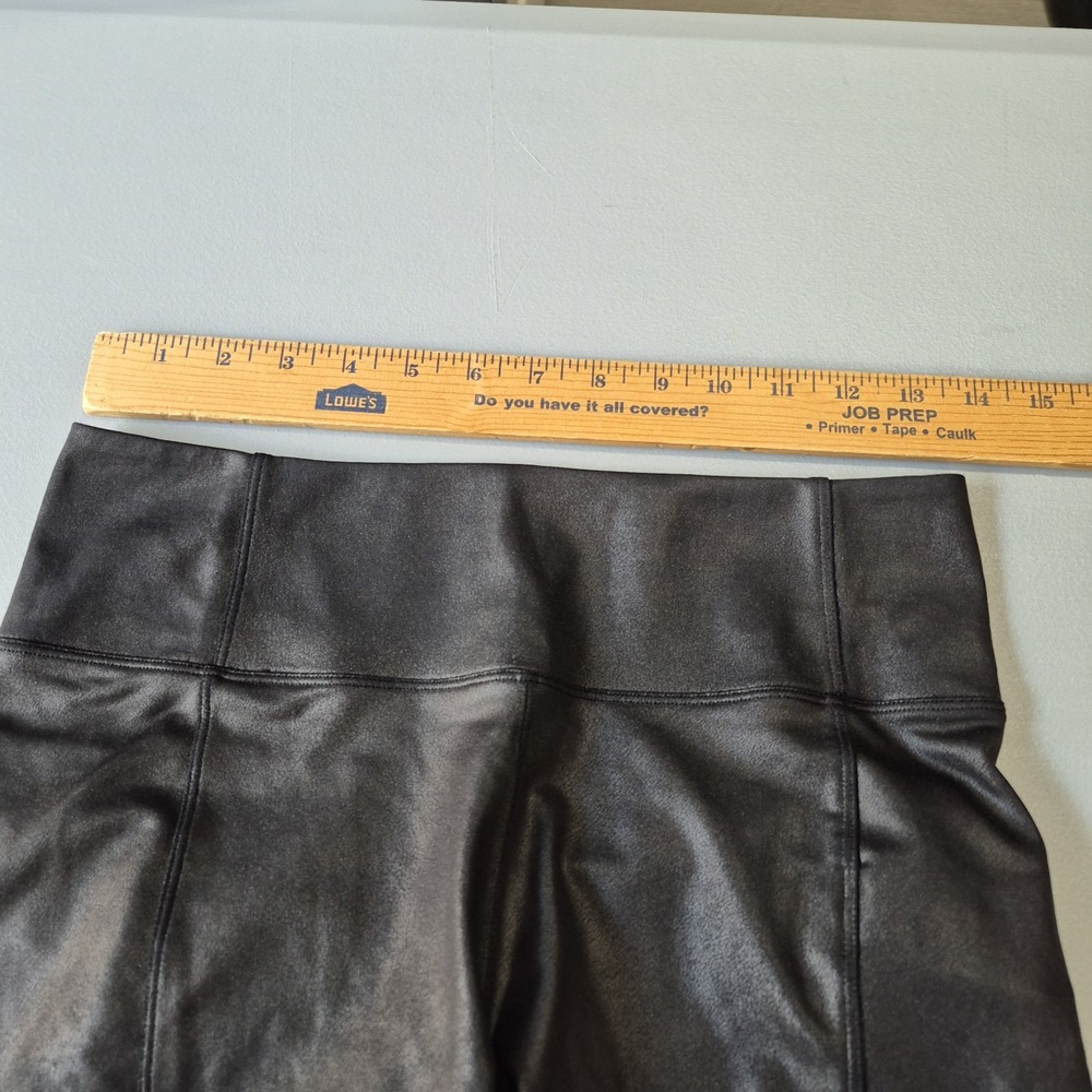 Athleta Delancey Gleam Tight Womens Small Faux Leather Office Career Holiday - Picture 8 of 11